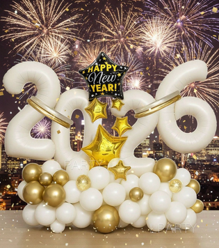 Набір куль для стійки "Happy New Year" bt-2105 фото