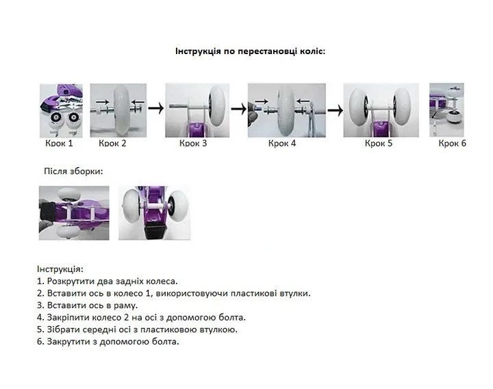 Роликові ковзани розсувні Best Roller COMBO зі світлом розмір 30-33 устілка 17-18,5 см Шолом + захист з регулюванням Рожеві з чорн 2905988668 фото