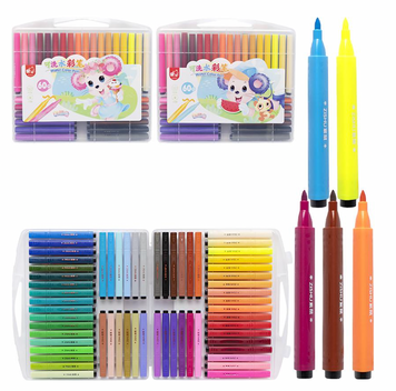 Фломастер 60 кольорів 204-60 "Water color pen" у пластикому боксі bt-1312 фото