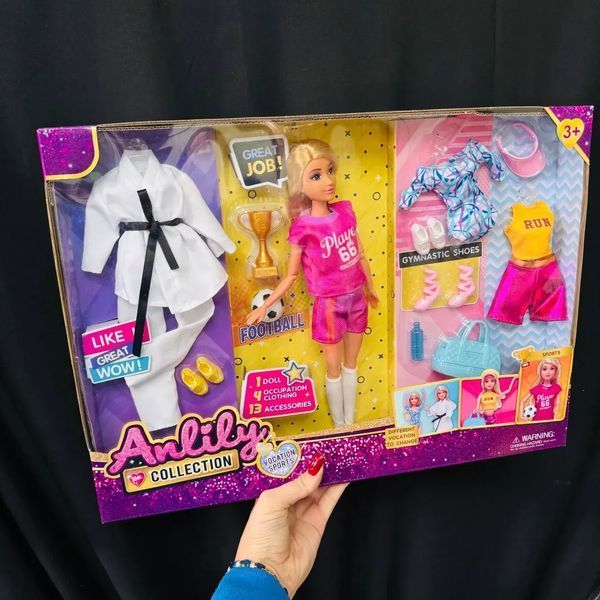 Лялька Anlily спорт зі змінним одягом та аксесуарами (616090), висота - 30 см 2885076260 фото