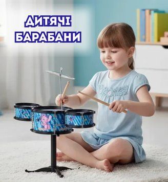 Дитяча барабанна установка "Ліло і Стіч" 2873012234 фото