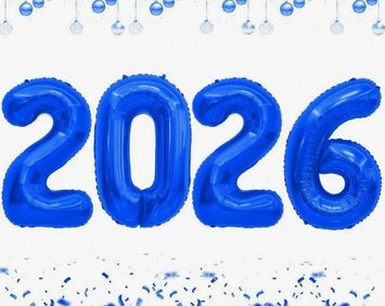 Набір куль "2026" синій bt-2112 фото